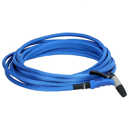 Hosecoil 25ft Blue Flexible Hose Kit w/Rubber Tip Nozzle HF25K